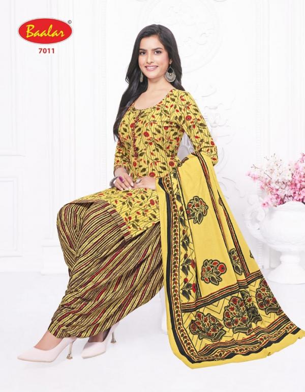 Baalar Crystal Patiyala Vol-7 – Dress Matarial